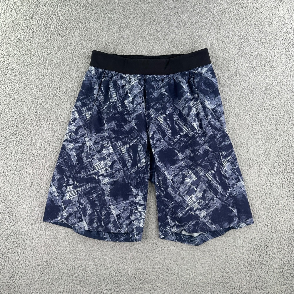 Lululemon Core Shorts Mens Medium Cityscape Drawstring Gym Geomteric 10" - Picture 3 of 10